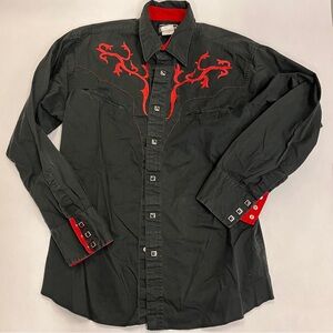 Vintage Wrangler Embroidered Western Shirt